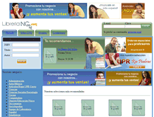Tablet Screenshot of libreriang.com